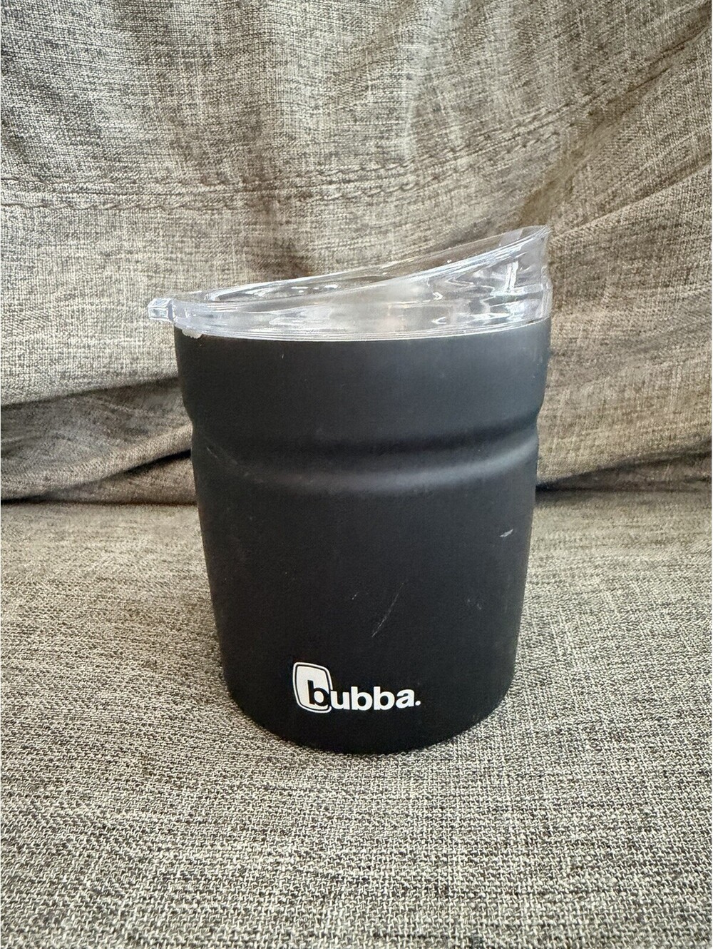 Bubba Envy S Stainless Steel 12oz Rocks Tumbler Black Clear Lid Insulated